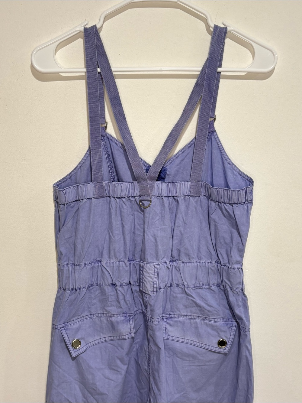 Anthropologie Pilcro Parachute Jumpsuit Sz L  Lavender Overalls - Picture 9 of 14